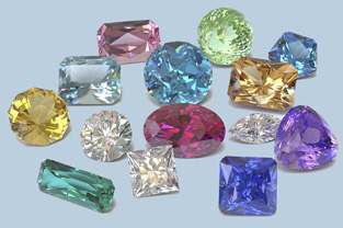Photo of gemstones